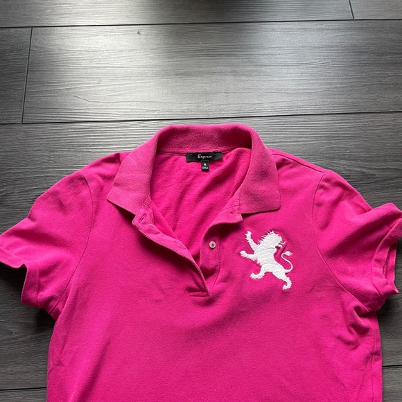 ❌SOLD- Express pink polo - Picture 1 of 8